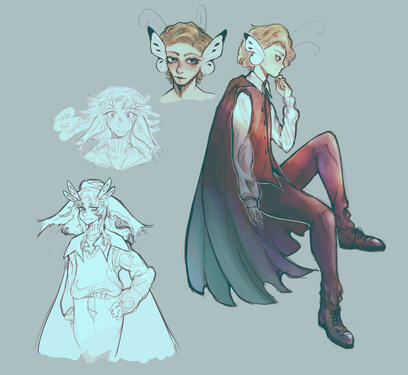 Landscape + character